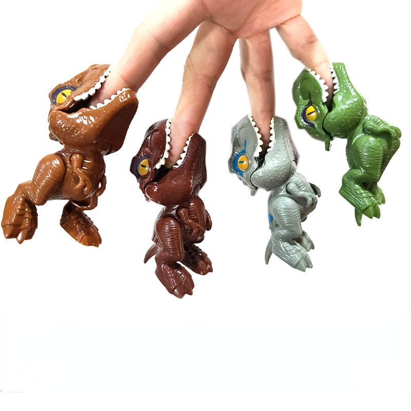 Pour enfants jeux d'animaux doigt interactif mordant dinosaure Lot K4